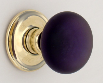 Frosted Smooth Glass Door Knobs